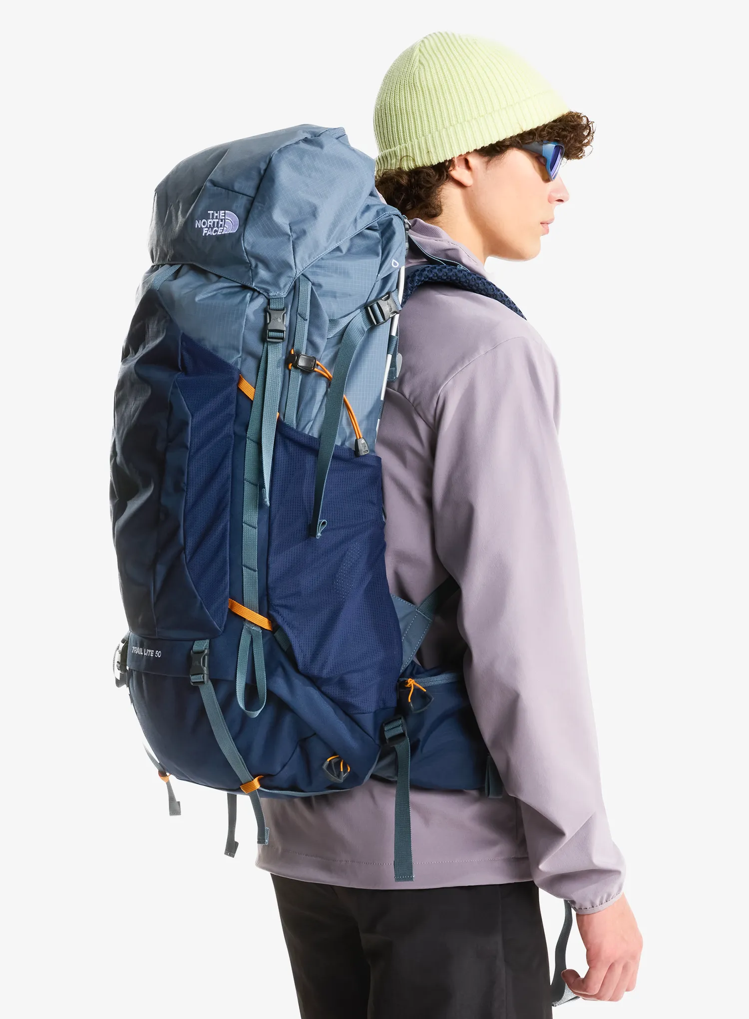 The North Face Evolution 50 Hátizsák kiránduláshoz - granite grey/navy