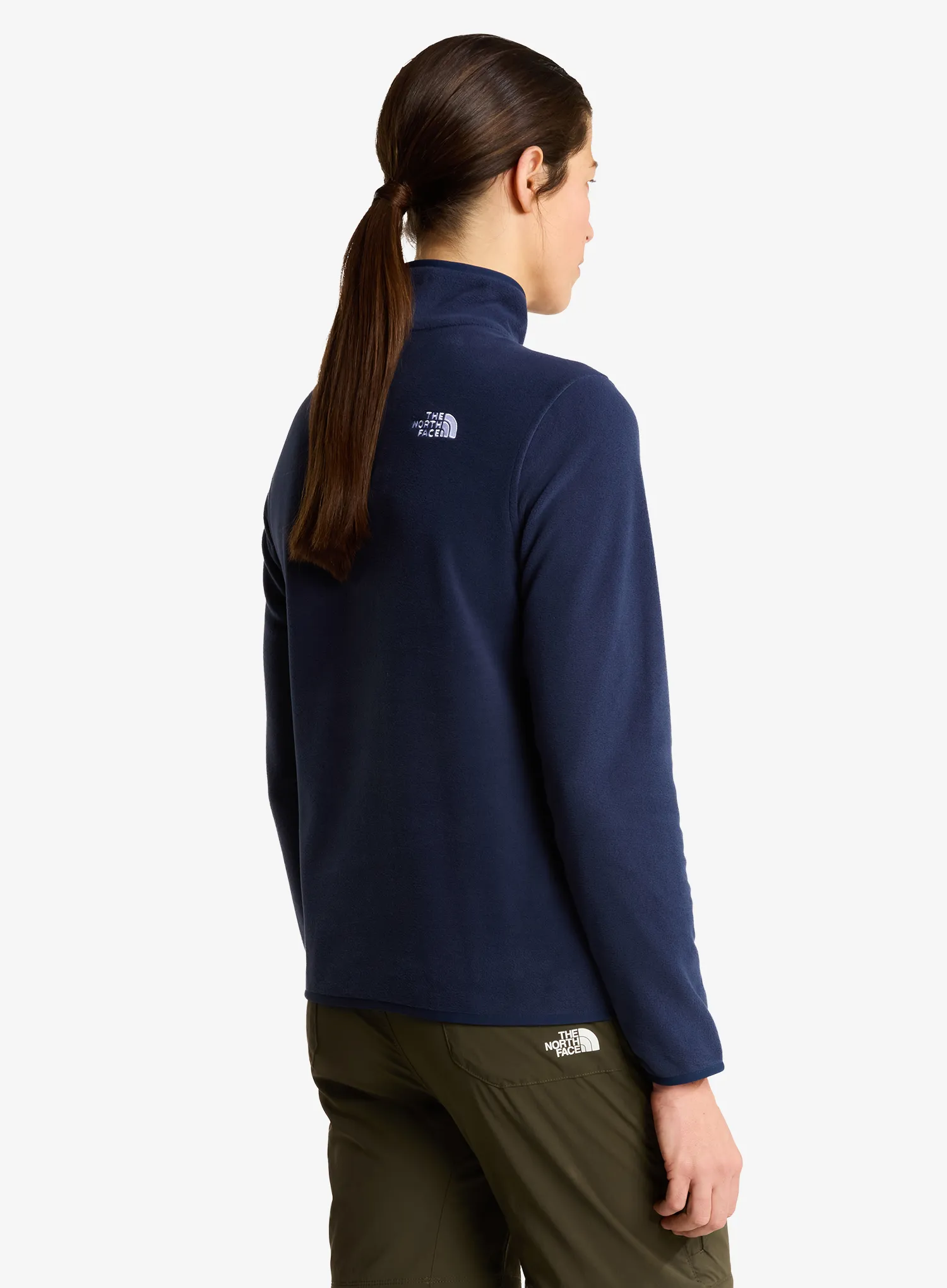 The North Face Glacier Fleece 1/4 Zip Jacket Női pulóver - summit navy