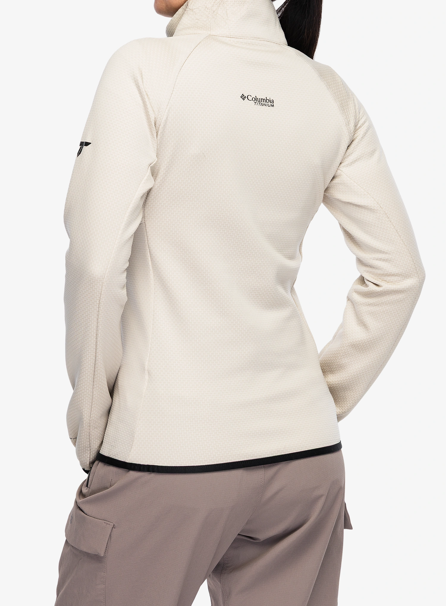 Columbia Triple Canyon Grid Fleece Full Zip Női polárfelső - dark stone/black
