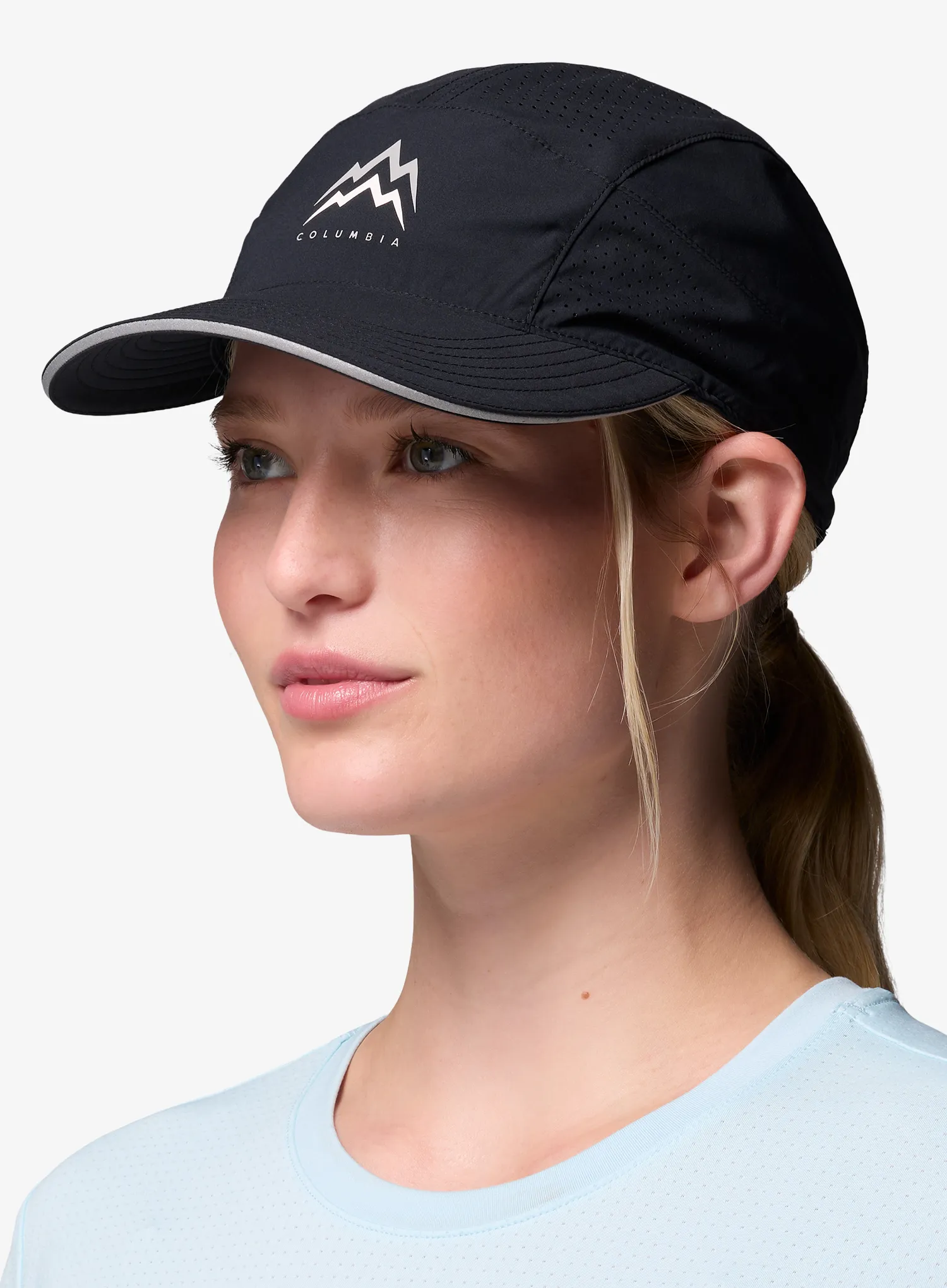 Columbia Speed Trail Ball Cap Baseball-Sapka - black/mountains