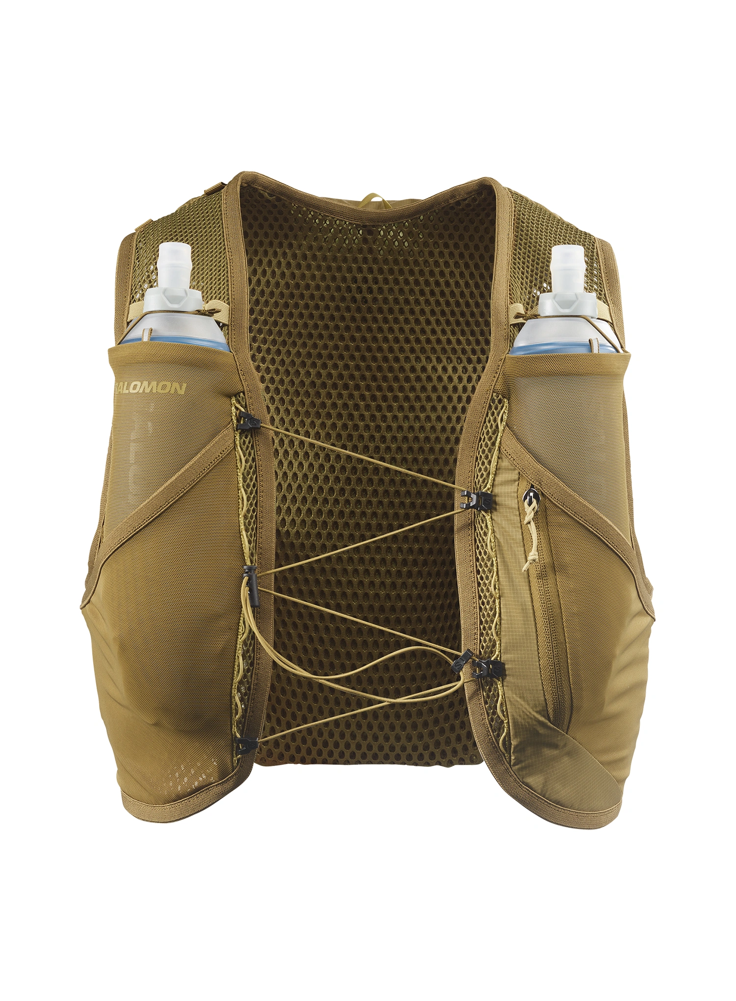 Salomon Active Skin 8 Set Futómellény - brilliant olive/willow