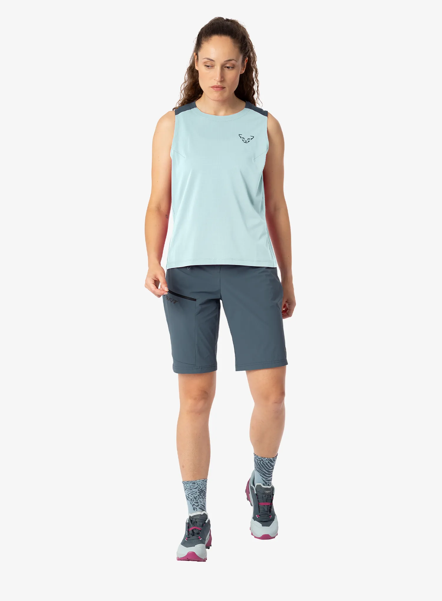 Dynafit Transalper Tank Női top - cloud blue