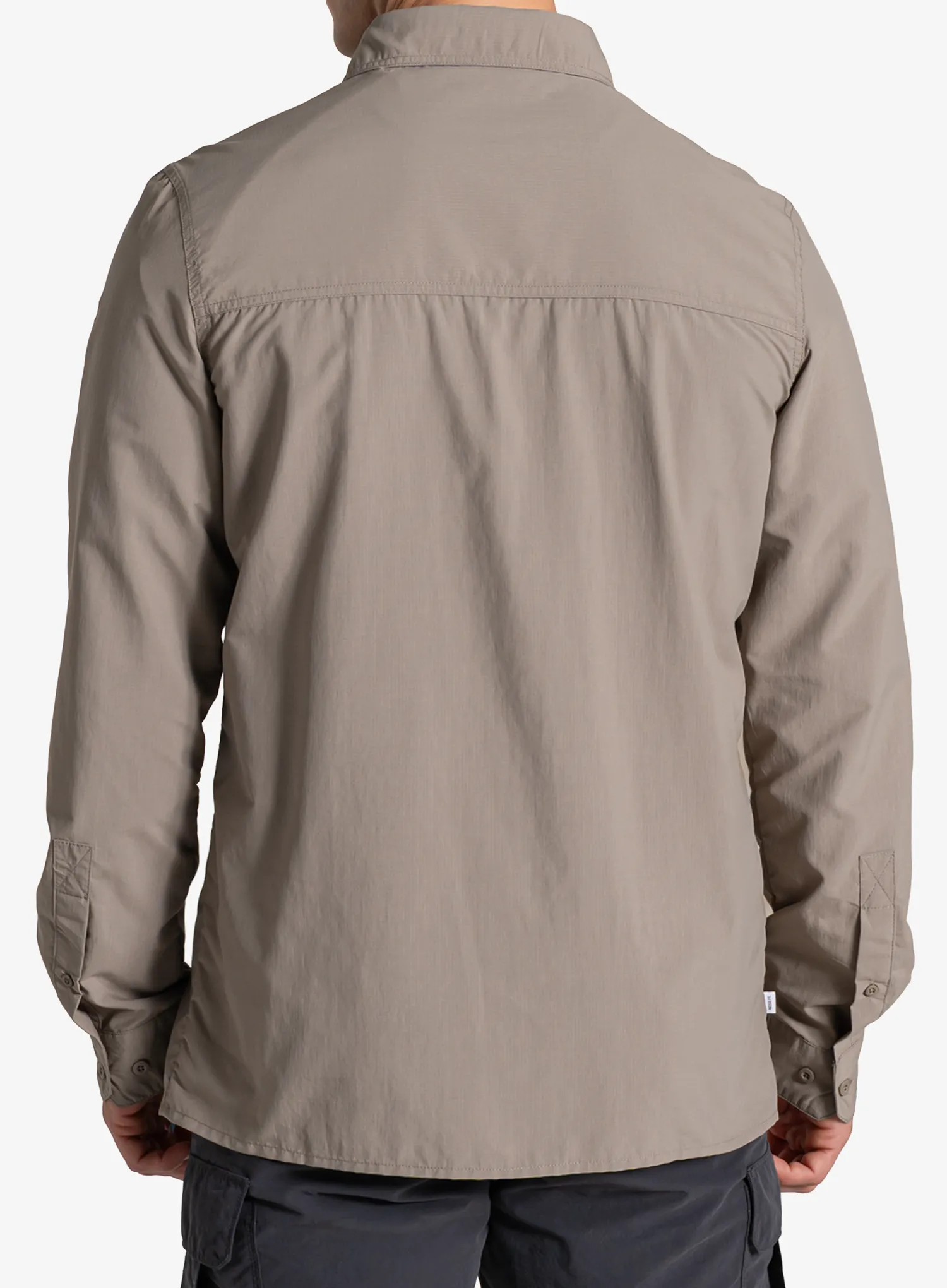 Craghoppers NosiLife Loukkos Long Sleeved Shirt Ing - pebble