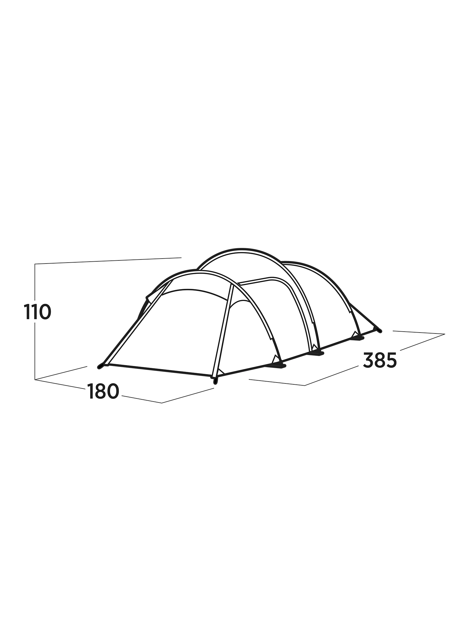 Easy Camp Pasvik 3 Háromszemélyes sátor