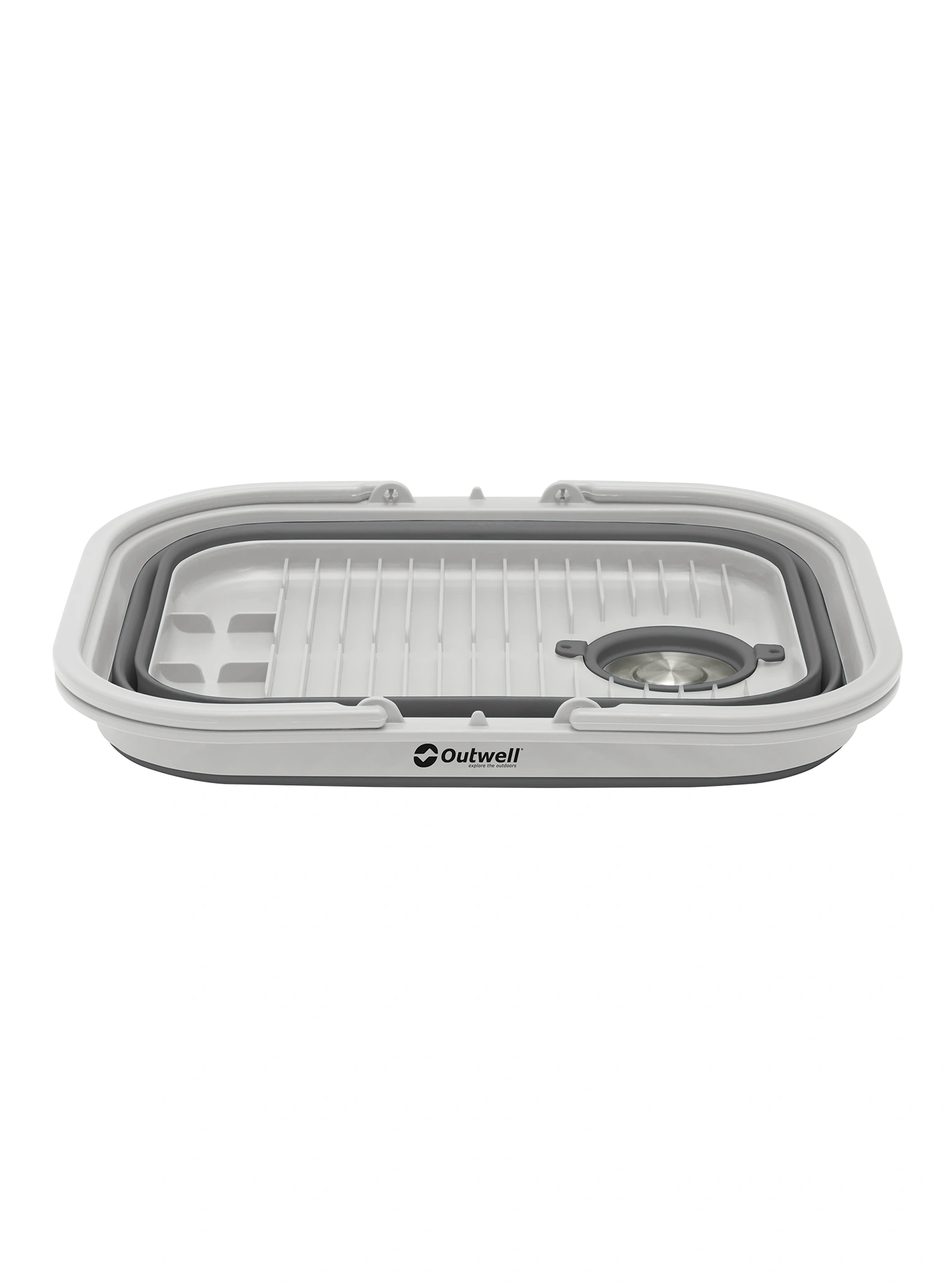 Outwell Collaps Washing Base w/handle & Lid Mosdókagyló - grey mist