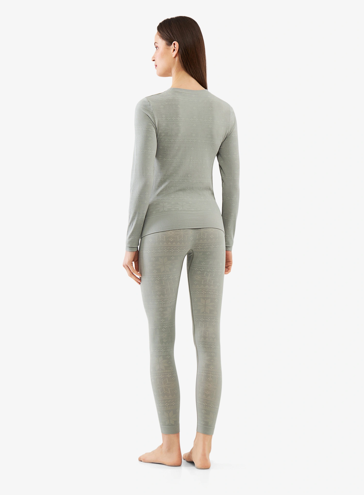 Viking Base Layer Sigrid Set Női thermo fehérnemű szett - light grey