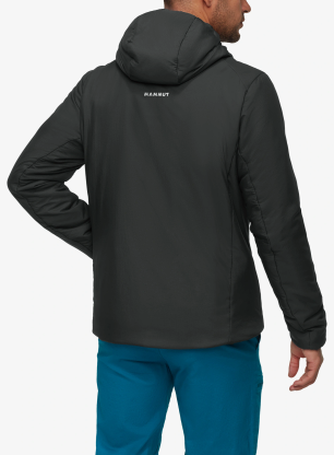 Mammut Rime IN Hooded Jacket Bélelt kabát - black