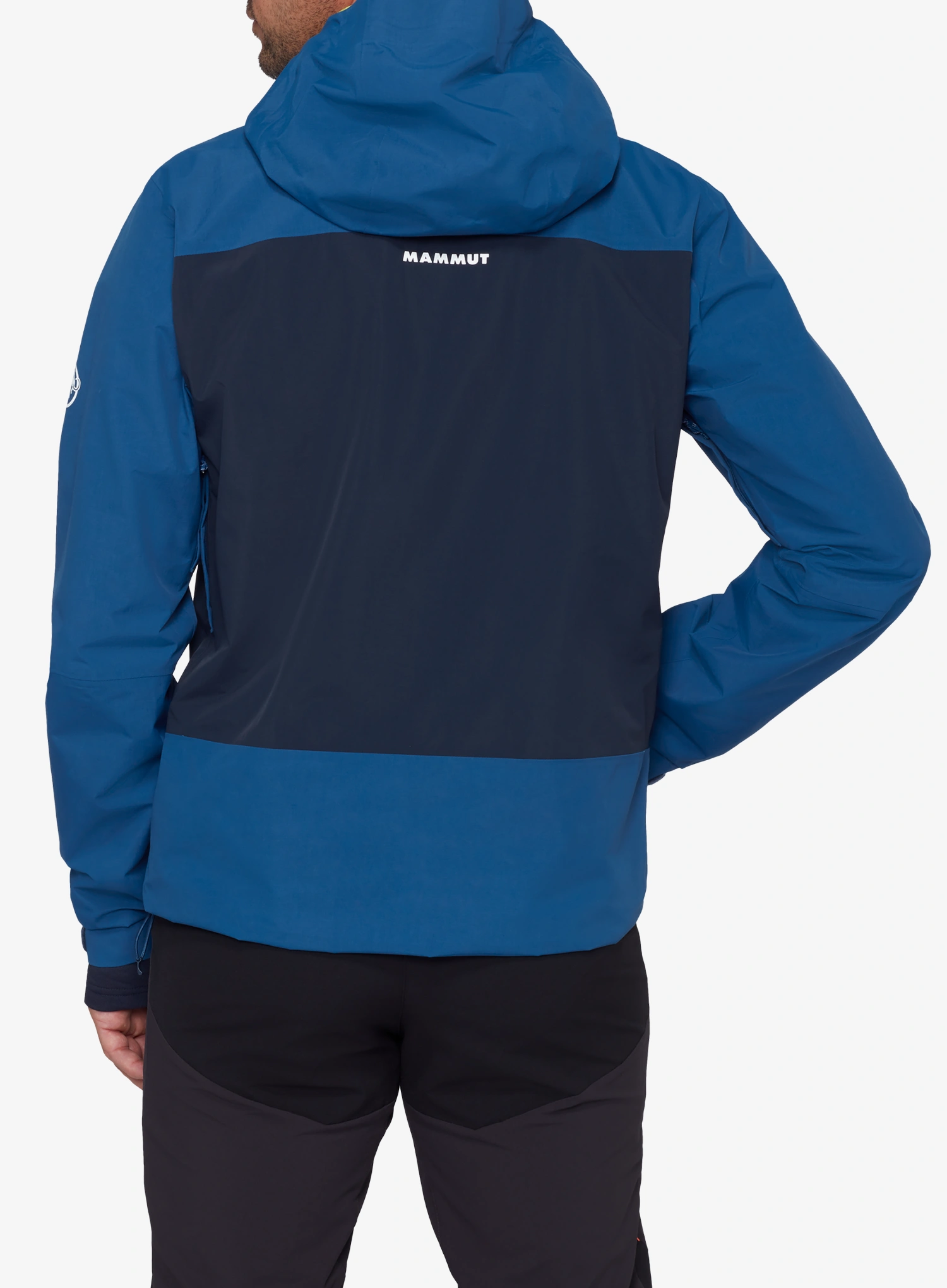 Mammut Crag HS Hooded Jacket Esőkabát - tschiel/marine