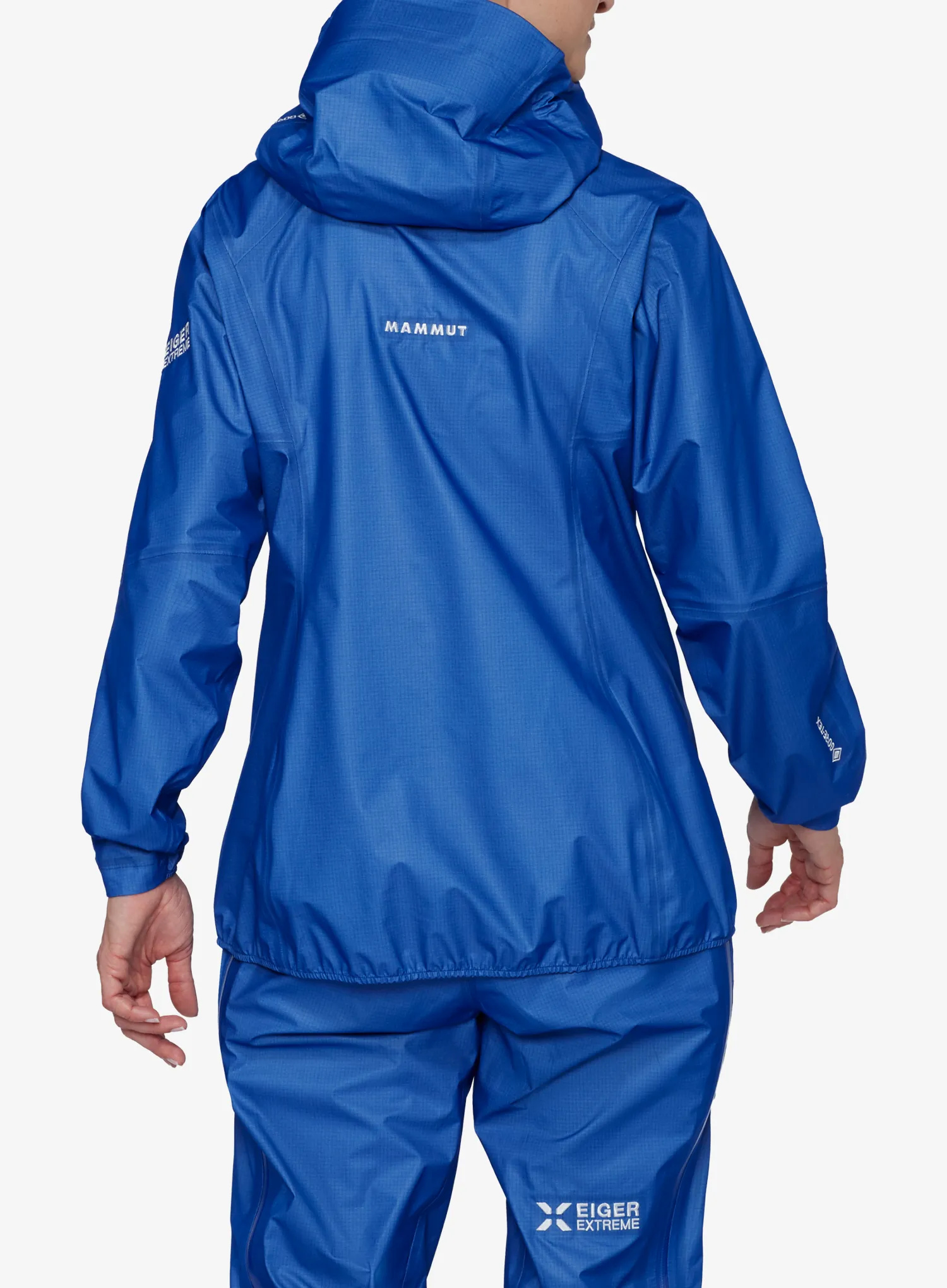 Mammut Eiger Nordwand Light HS Hooded Jacket Gore-Tex kabát nőknek - eiger blue