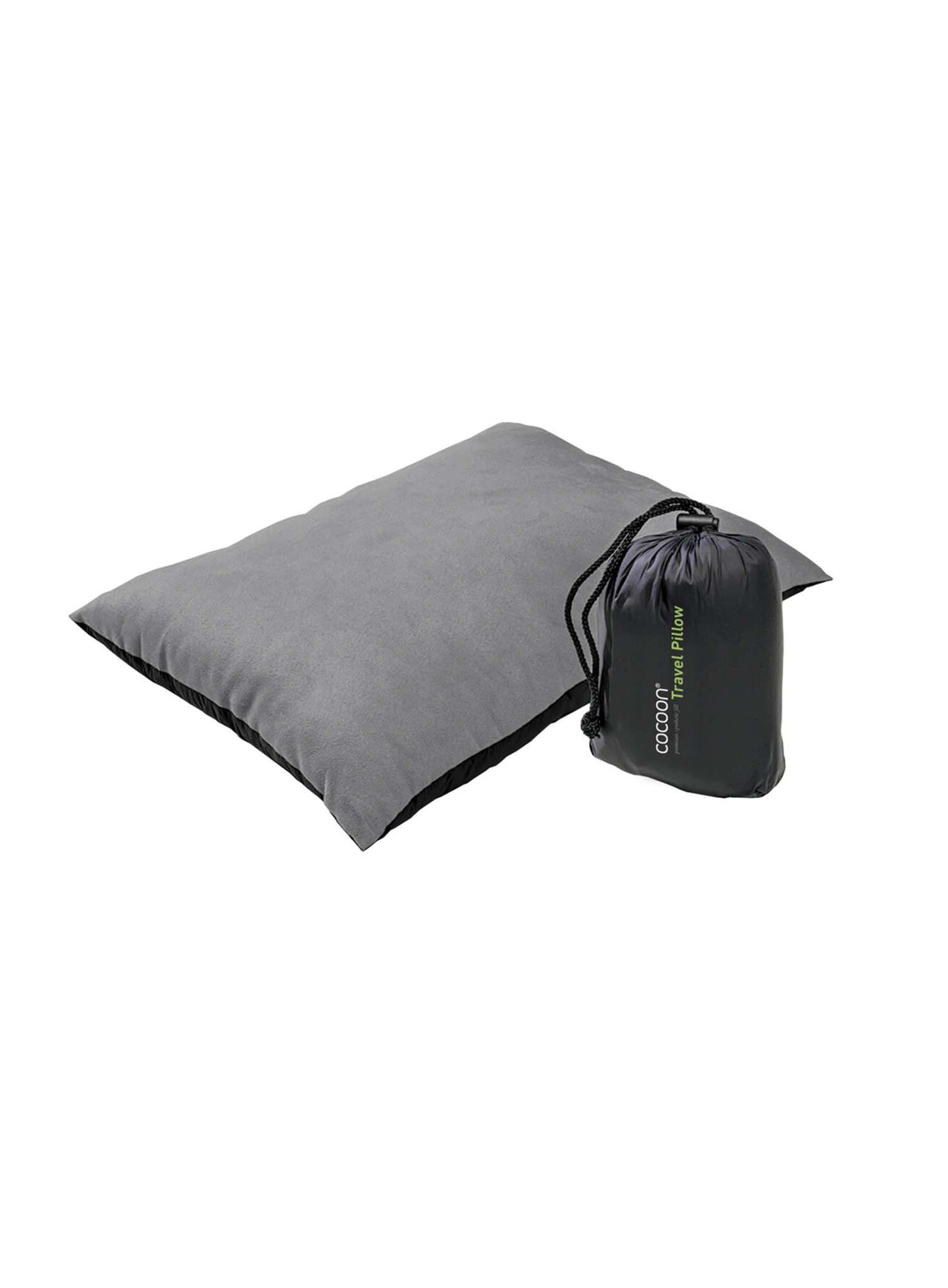 Cocoon Synthetic Travel Pillow S Párna - charcoal/smoke grey