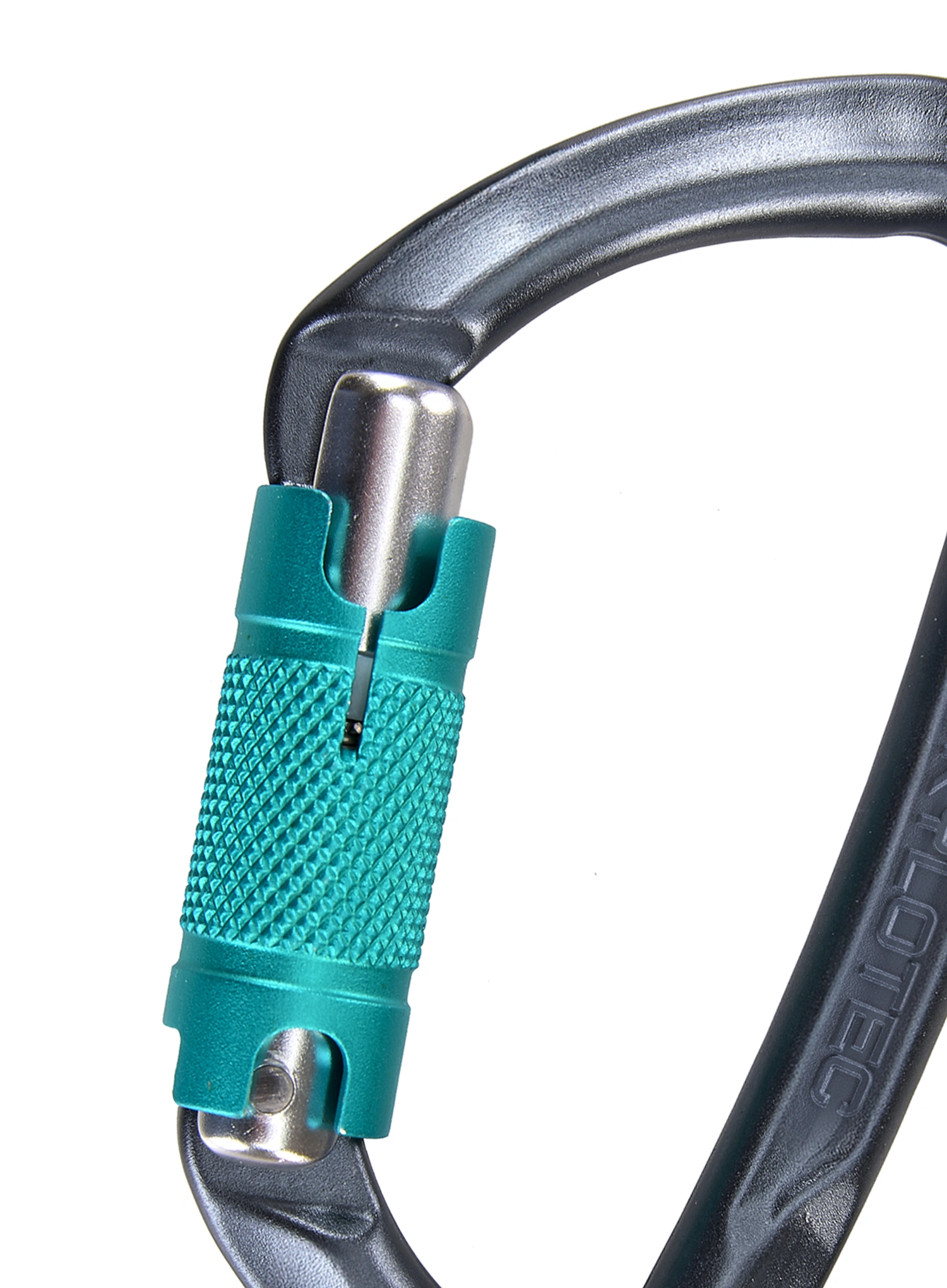 SKYLOTEC Lime WG Karabiner - anthracite/aquamarine