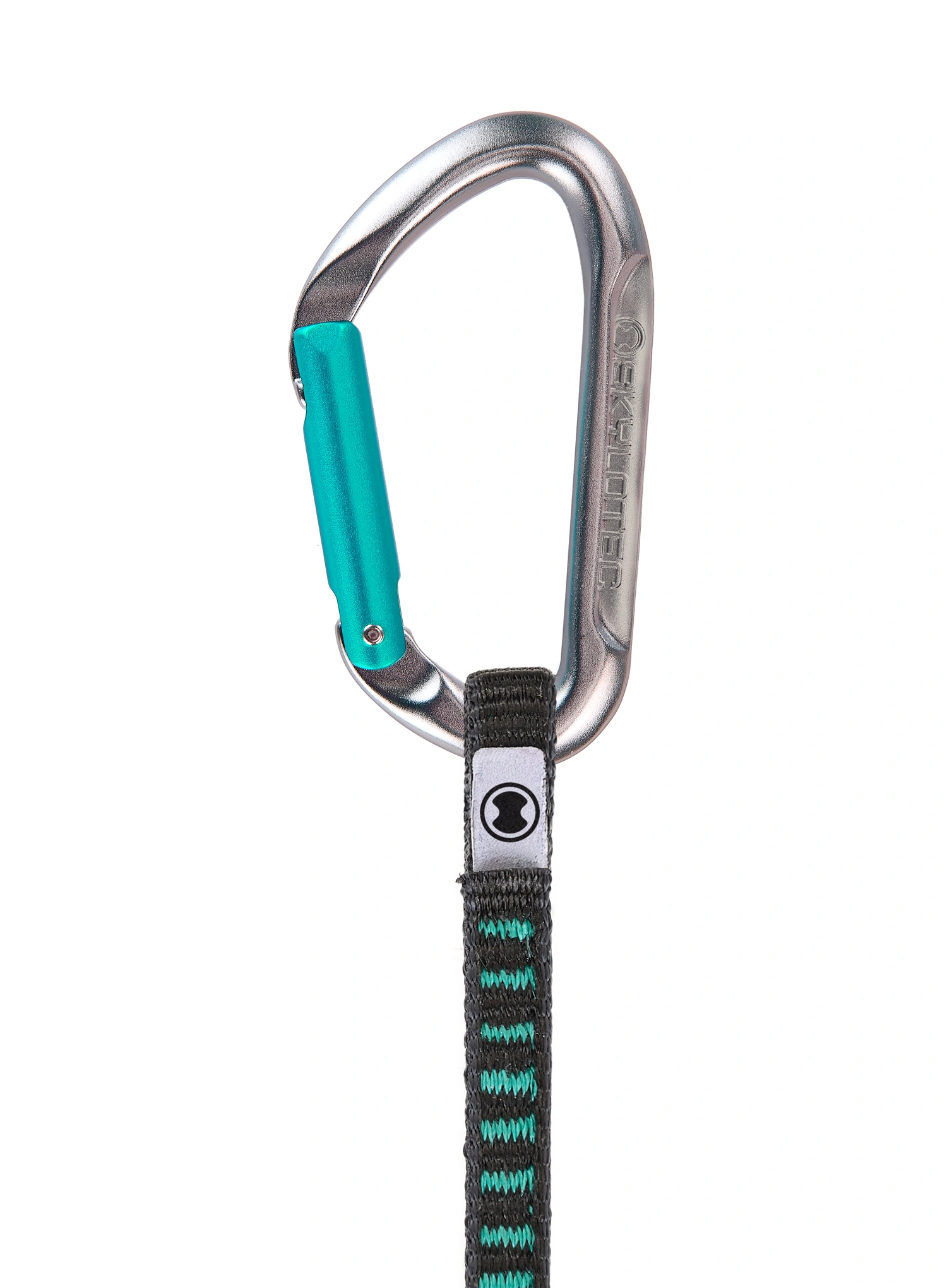 SKYLOTEC Salto UL 12 cm Expressz - titanium/aquamarine