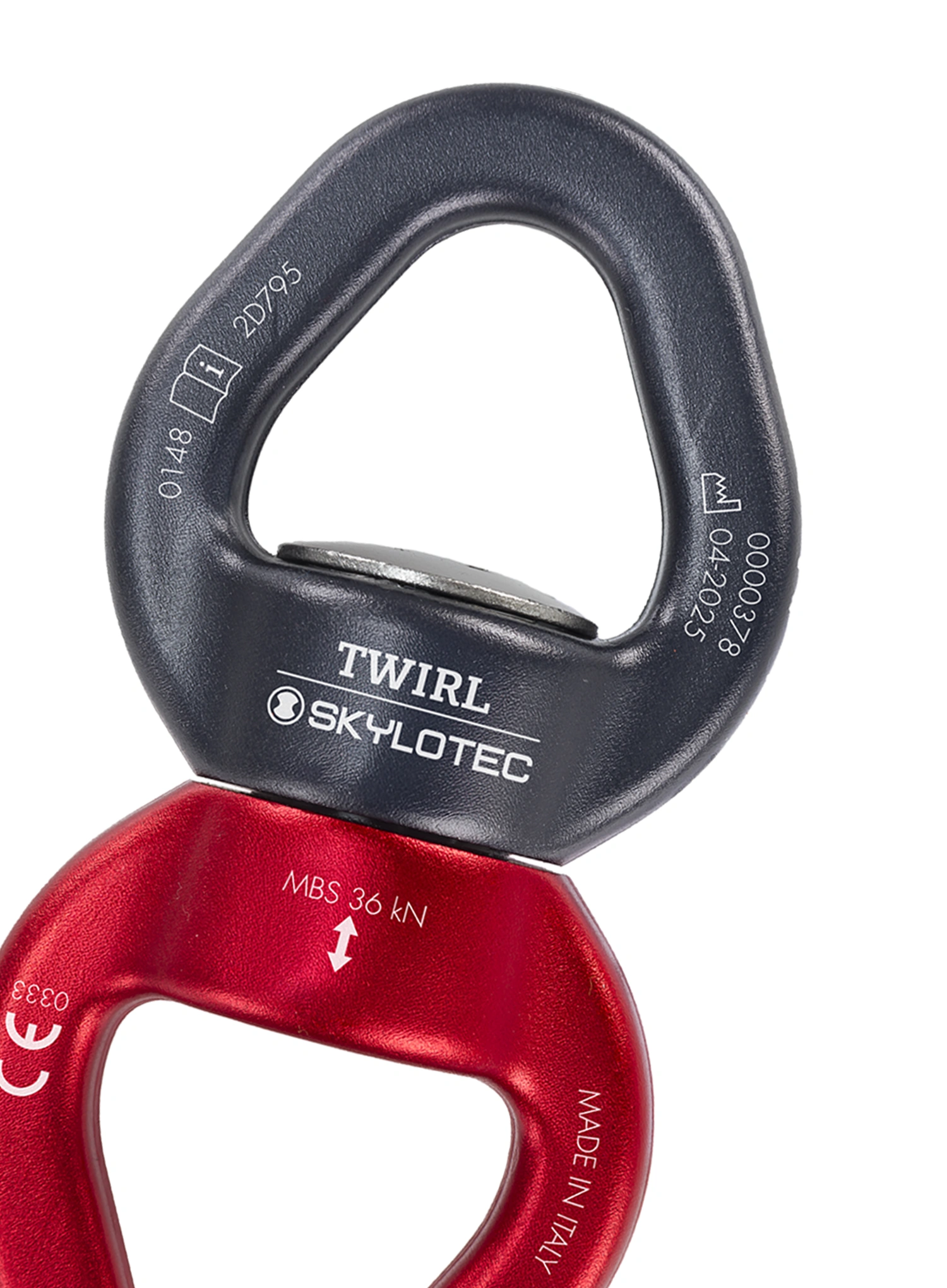 SKYLOTEC Twirl Kipörgetőszem - grey/red