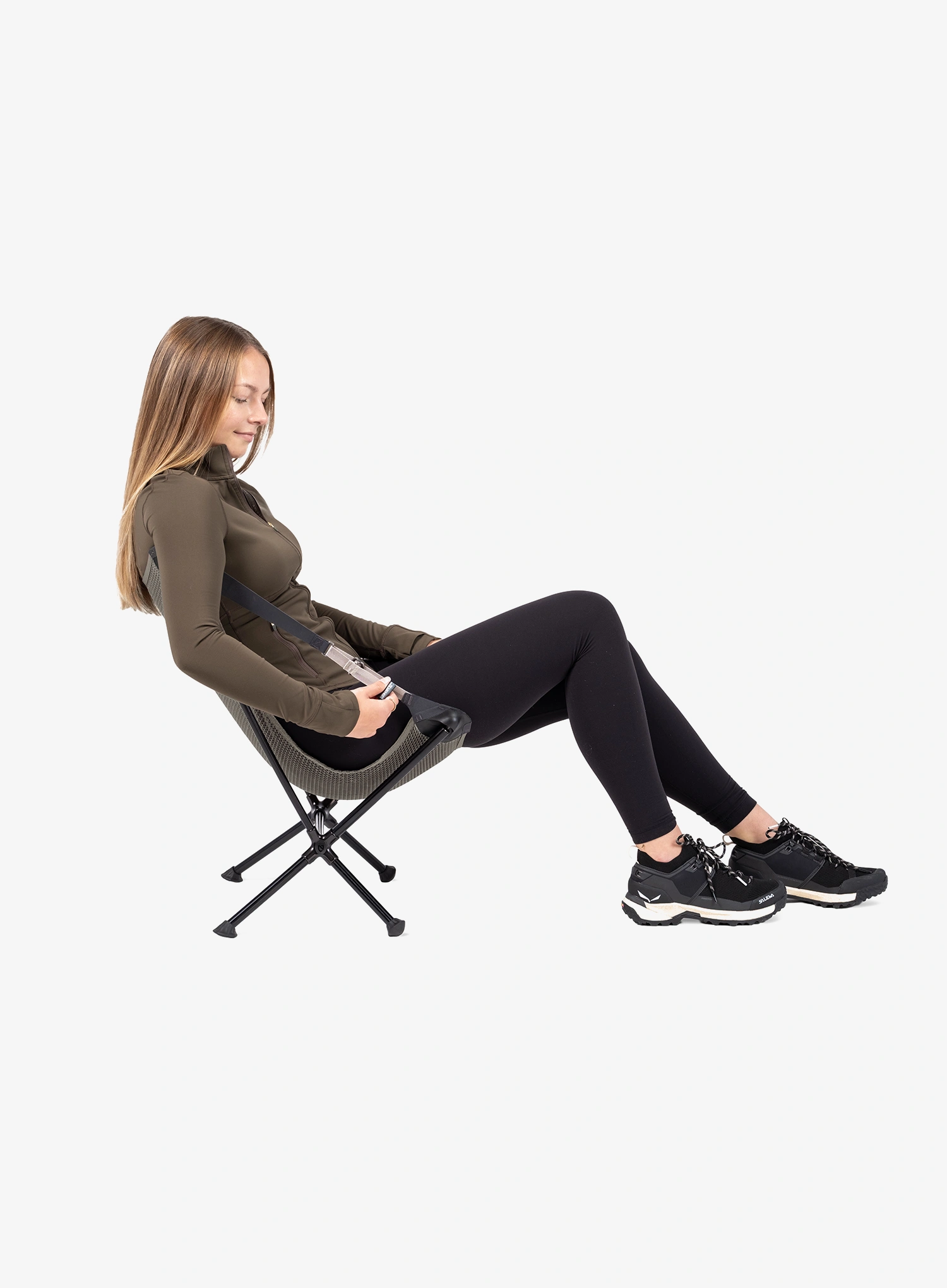 Nemo Moonlite Reclining Camp Chair Összecsukható kempingszék - smokey olive