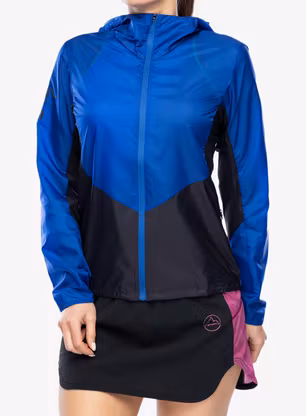 Arcteryx Norvan Windshell Hoody Női futódzseki - vitality/black sapphire