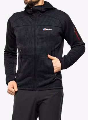 Berghaus Pravitale MTN 2.0 Hooded Jacket Férfi Polár - urb carbon/black