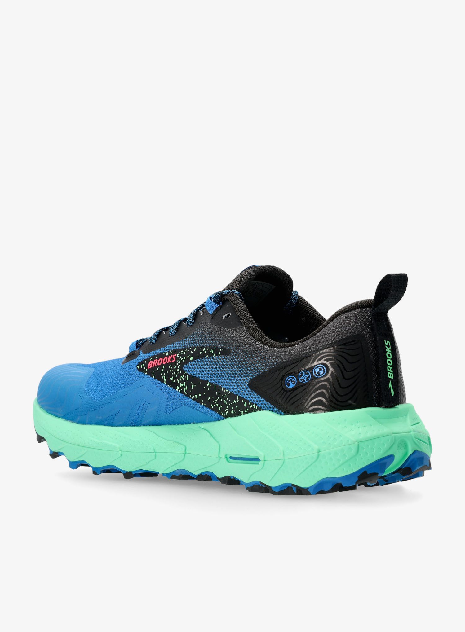Brooks Cascadia 17 Terepfutó cipő - victoria blue/black/spring | 8a.hu