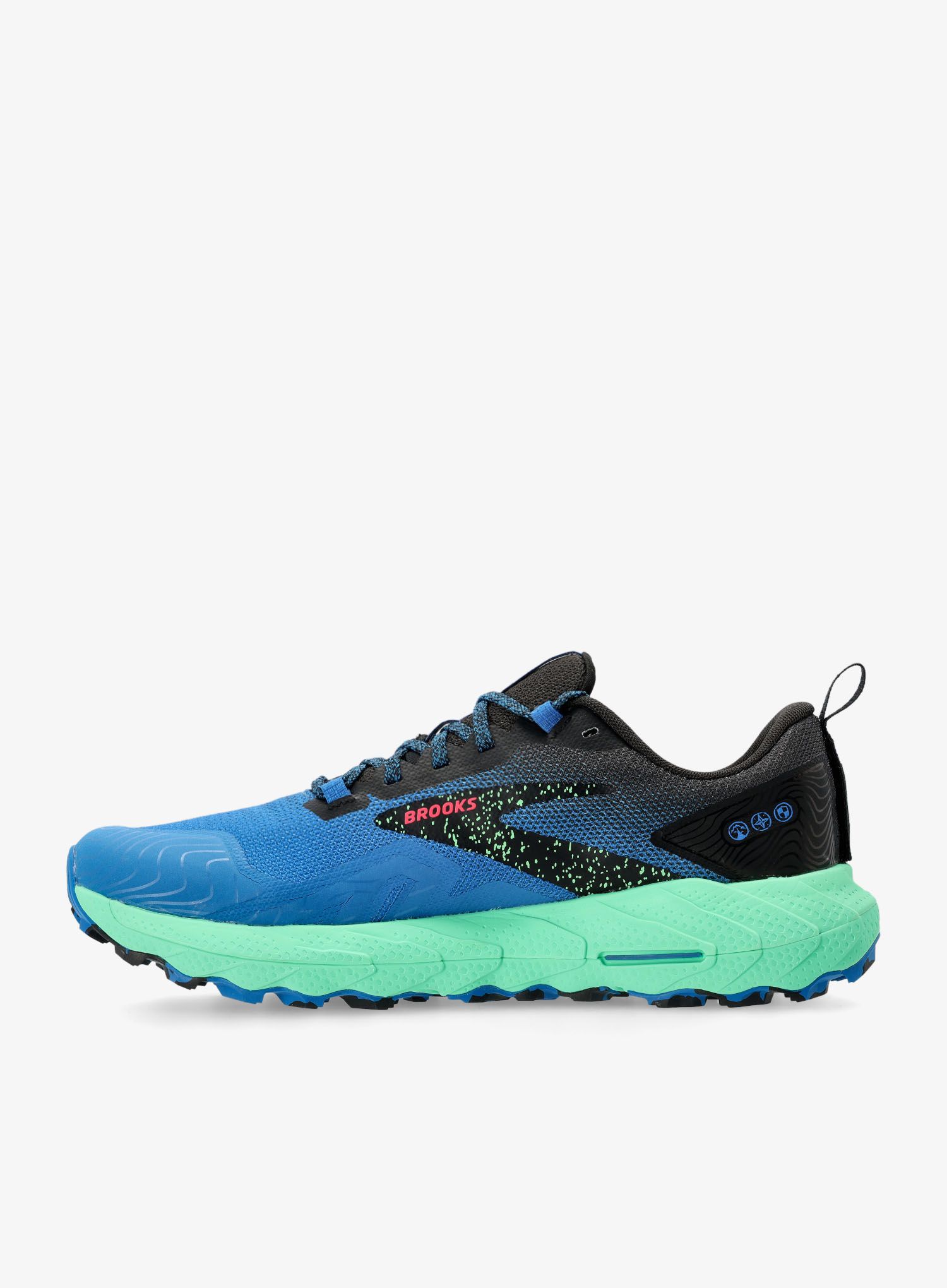 Brooks Cascadia 17 Terepfutó cipő - victoria blue/black/spring | 8a.hu