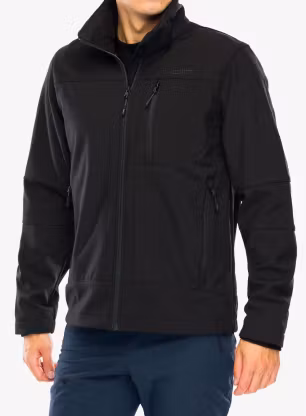 CMP Vivo Jacket Zip Hood Softshell kabát - nero