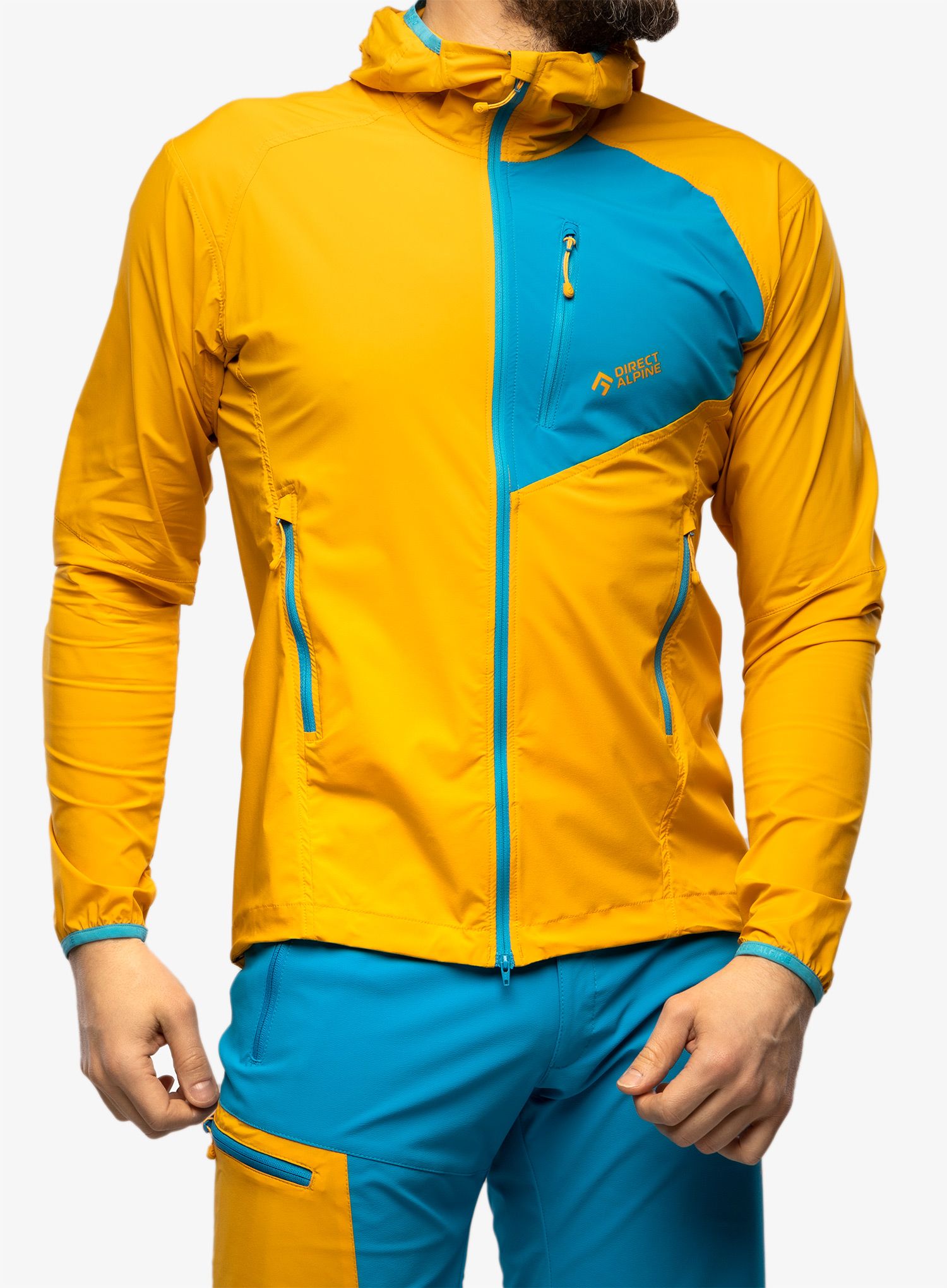 Direct Alpine Dru Light Széldzseki - mango/ocean