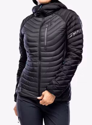Dynafit Radical Down Hooded Jacket Női Kabát - black out