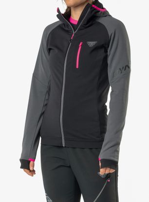 Dynafit Radical Polartec Hooded Jacket Női Polárfelső - magnet/black out