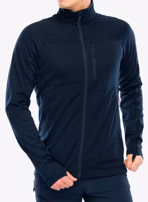 Fjallraven Abisko Lite Fleece Jacket Cipzáras felső - dark navy