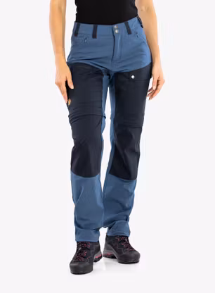 Fjallraven Abisko Midsummer Zip Off Trousers Női Nadrág - indigo blue/dark navy