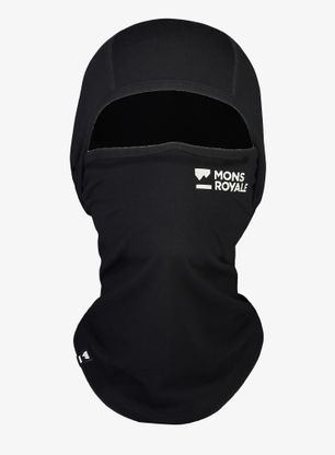 Mons Royale Santa Rosa Merino Flex 200 Balaclava Csősapka - black