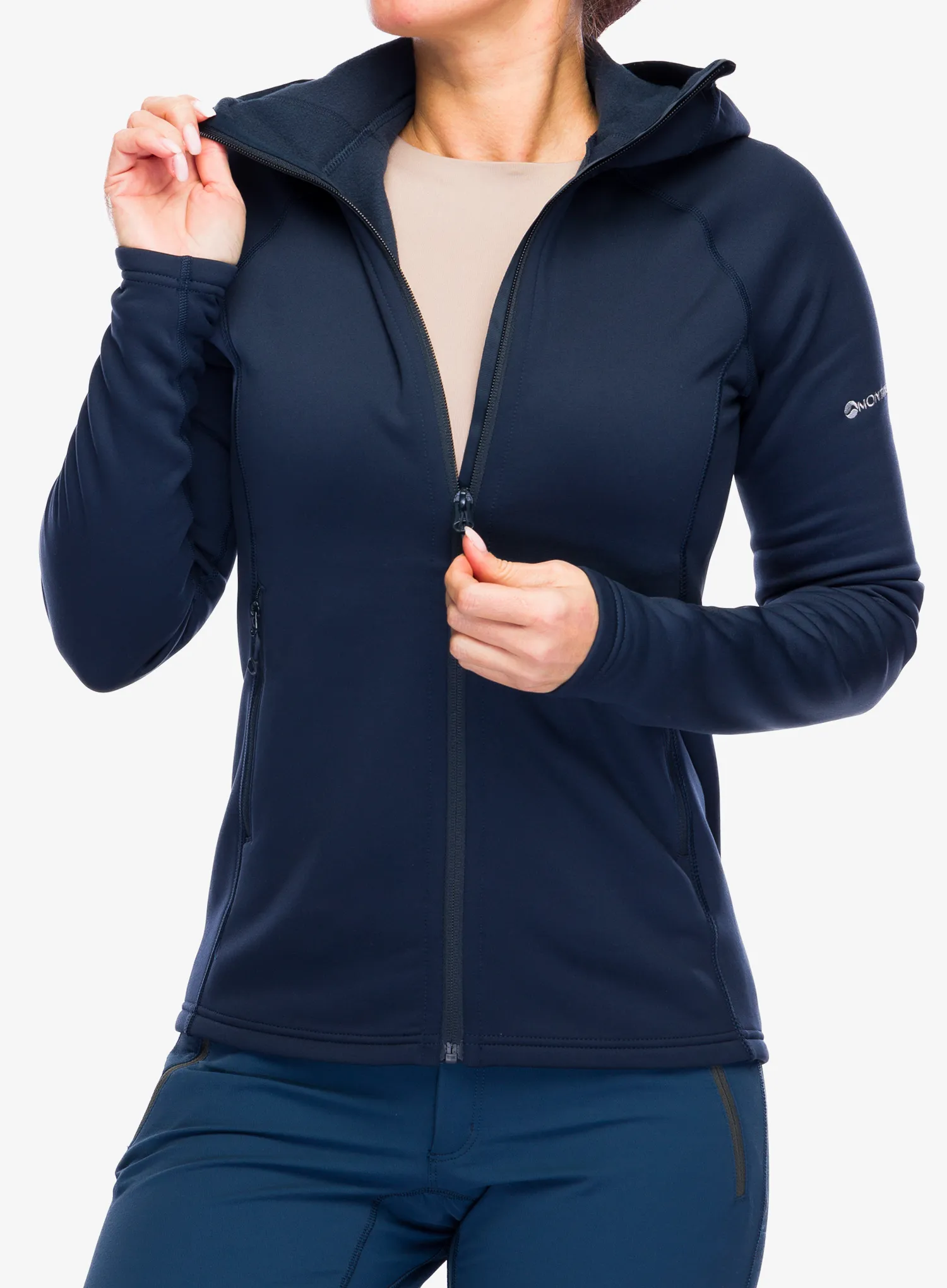 Montane Fury Hoodie Női kapucnis felső - eclipse blue