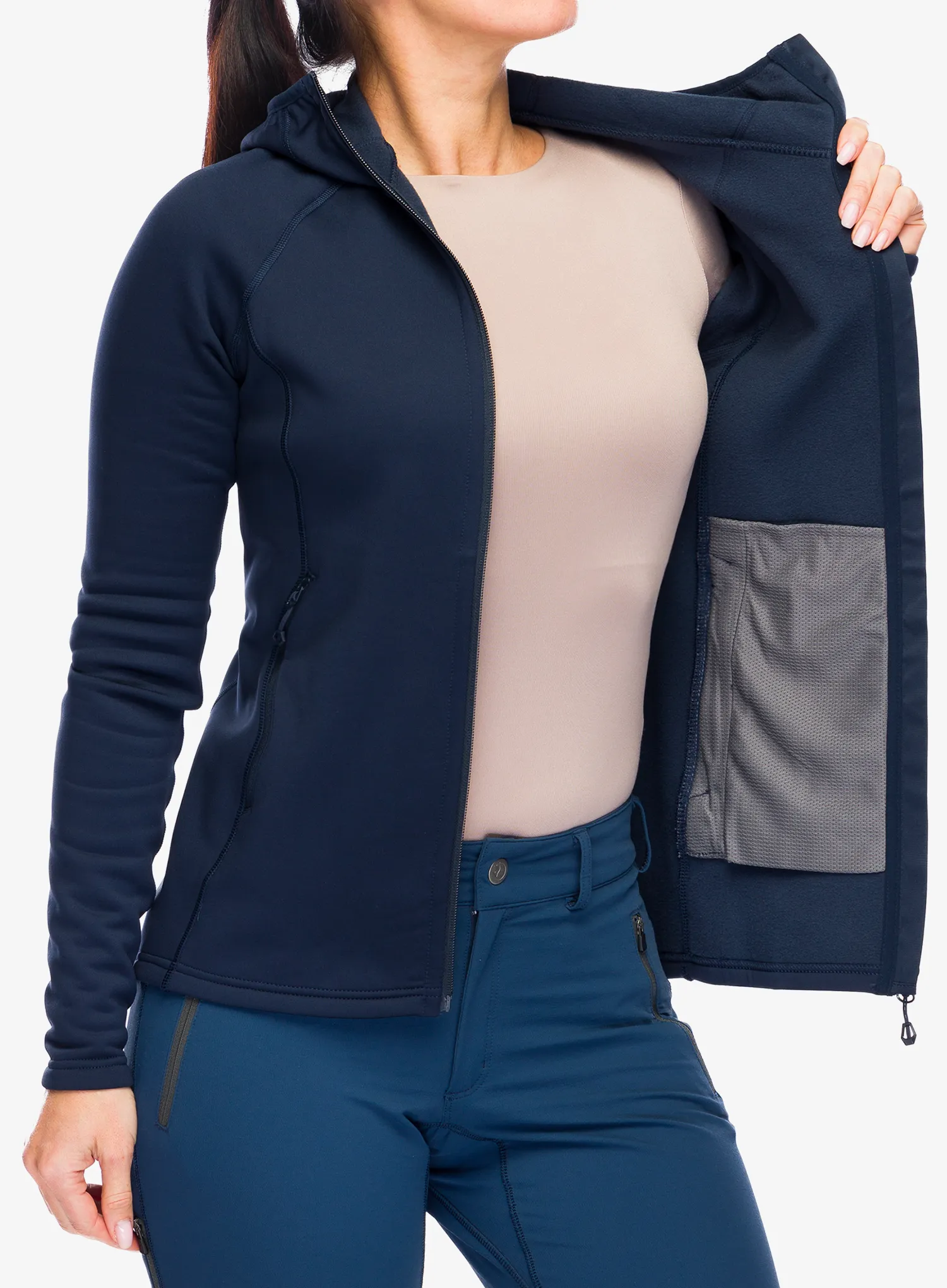 Montane Fury Hoodie Női kapucnis felső - eclipse blue