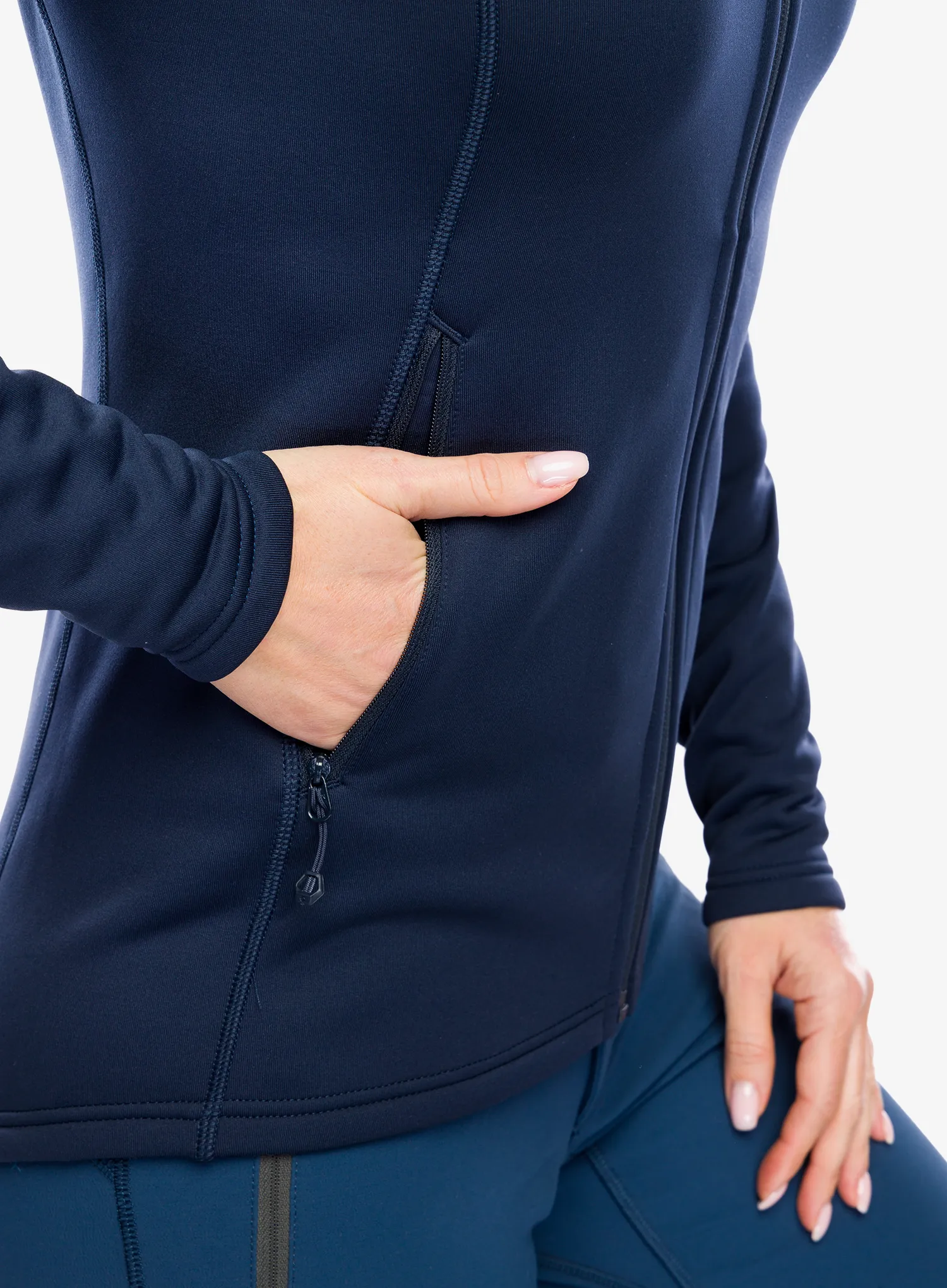 Montane Fury Hoodie Női kapucnis felső - eclipse blue