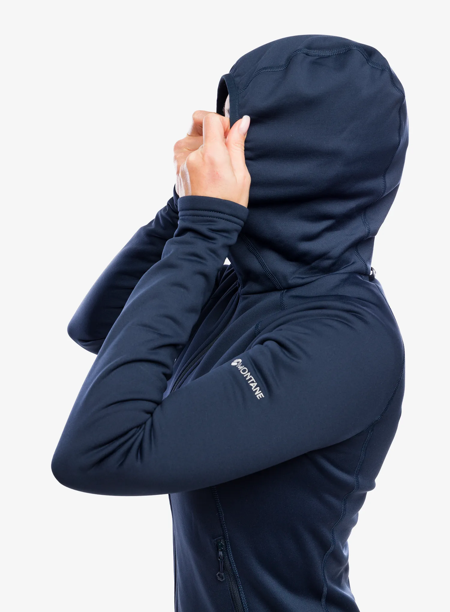 Montane Fury Hoodie Női kapucnis felső - eclipse blue