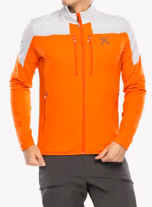 Montura Force Maglia Férfi pulóver - orange/quiet grey
