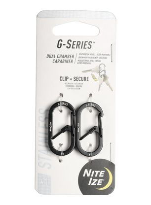Nite Ize G-Series Dual Chamber Carabiner 1 Karabinerek - black