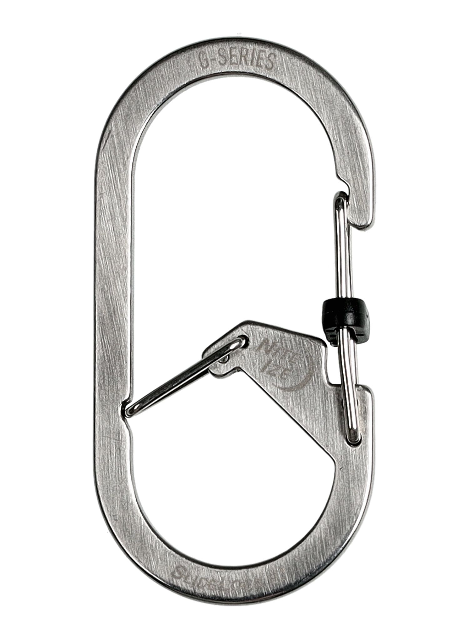 Nite Ize G-Series SlideLock Dual Chamber Carabiner 3 Karabiner - stainless steel