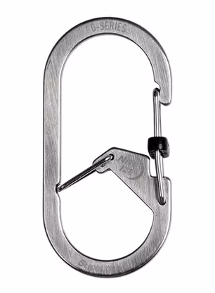 Nite Ize G-Series SlideLock Dual Chamber Carabiner 3 Karabiner - stainless steel