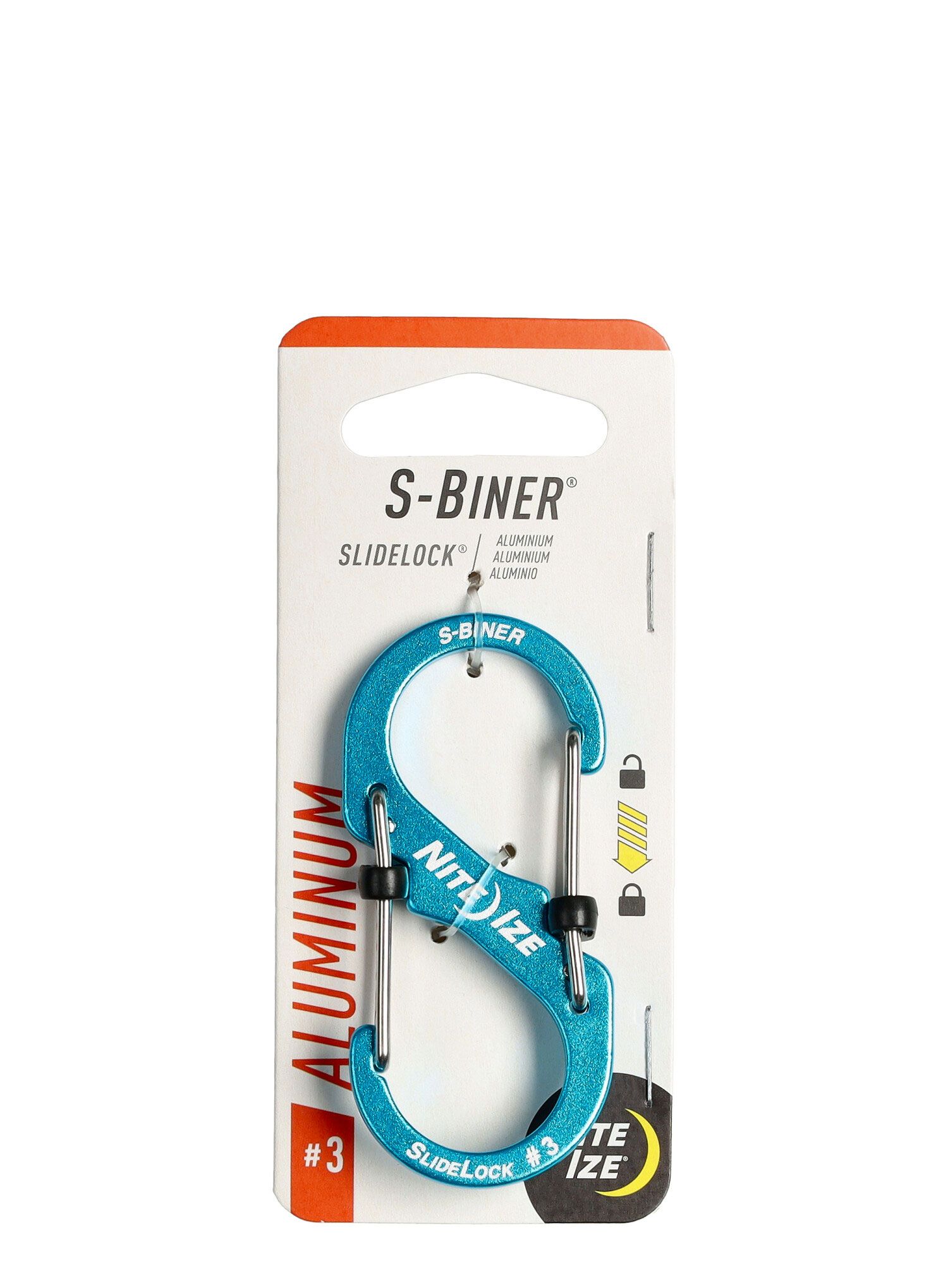 Nite Ize S-Biner SlideLock Aluminum 3 Mászókarabiner - blue