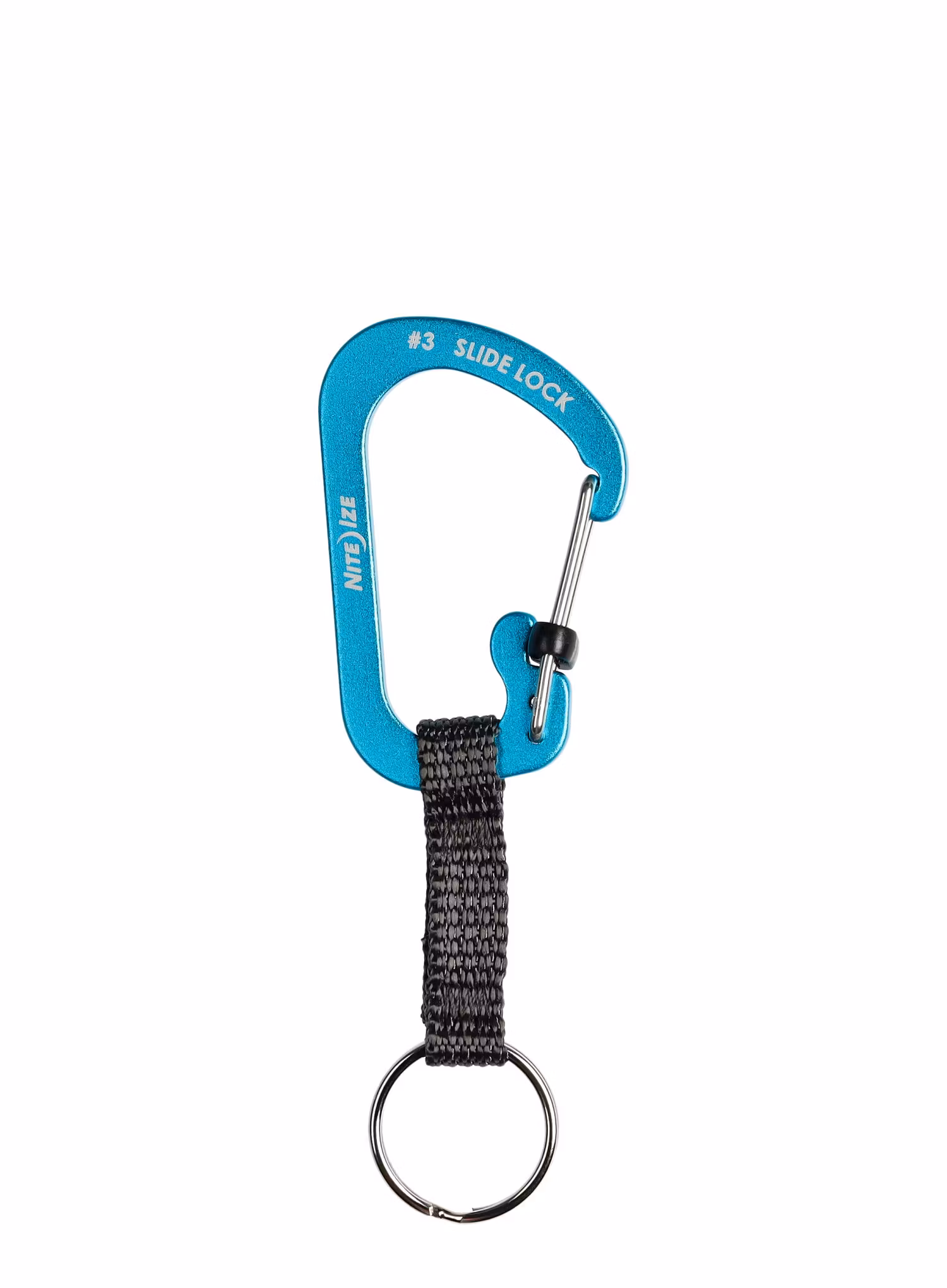 Nite Ize SlideLock Key Ring Aluminum  Kulcstartó - blue