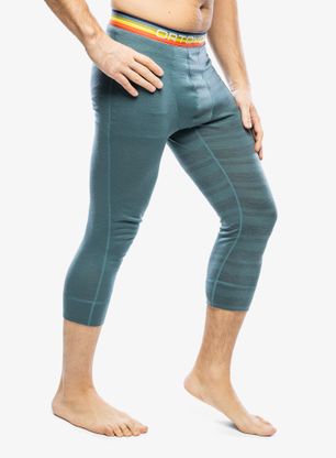 Ortovox 185 Rock N Wool Short Pants Termoaktív hosszúszárú alsó - arctic grey