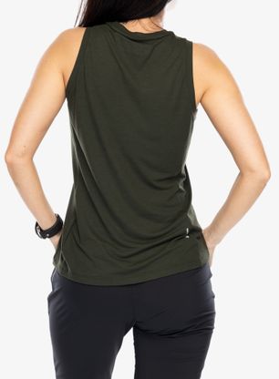 Salewa Puez Dry Tank Top Női top - dark olive