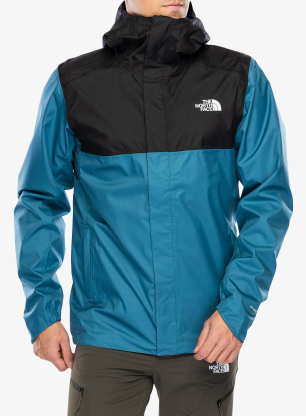 The North Face Quest Zip-In Jacket Esőkabát - mallard blue/tnf black