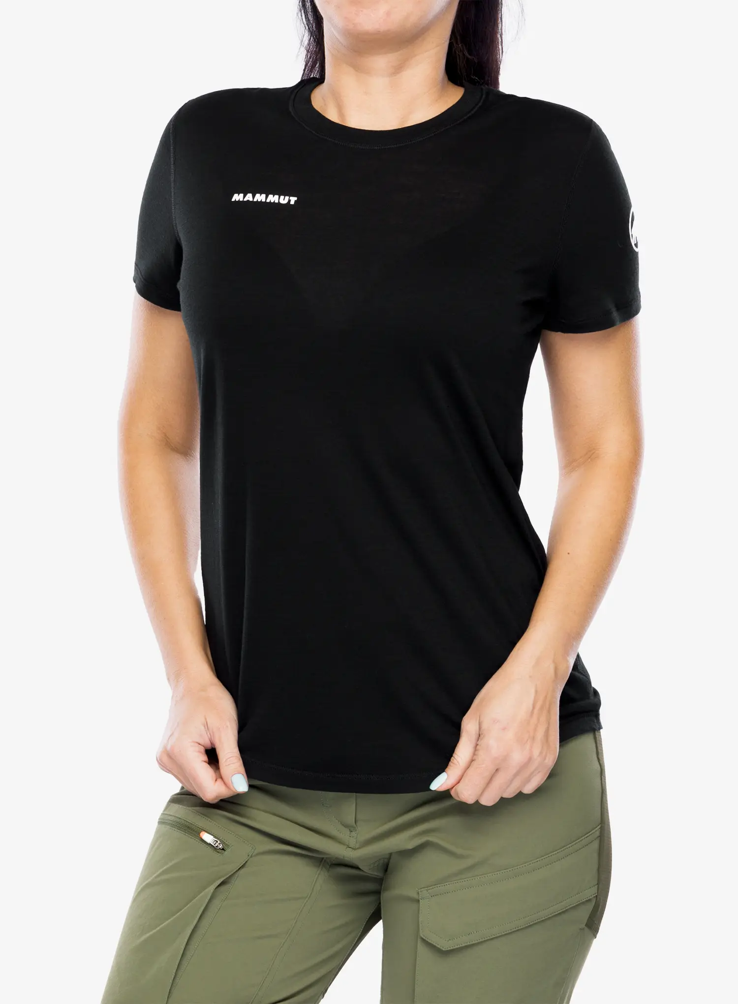 Mammut Tree Wool FL T-Shirt Női merino gyapjú póló - black/black
