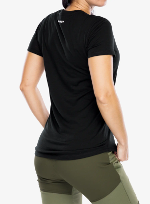 Mammut Tree Wool FL T-Shirt Női merino gyapjú póló - black/black