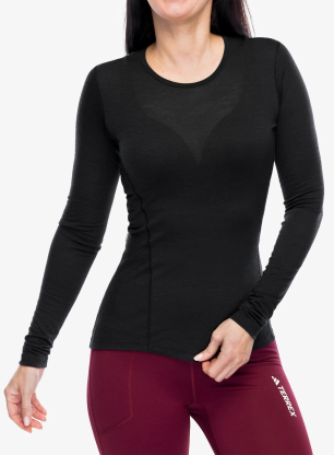 adidas TERREX Xperior Merino 150 Long Sleeve Termoaktív női felső - black