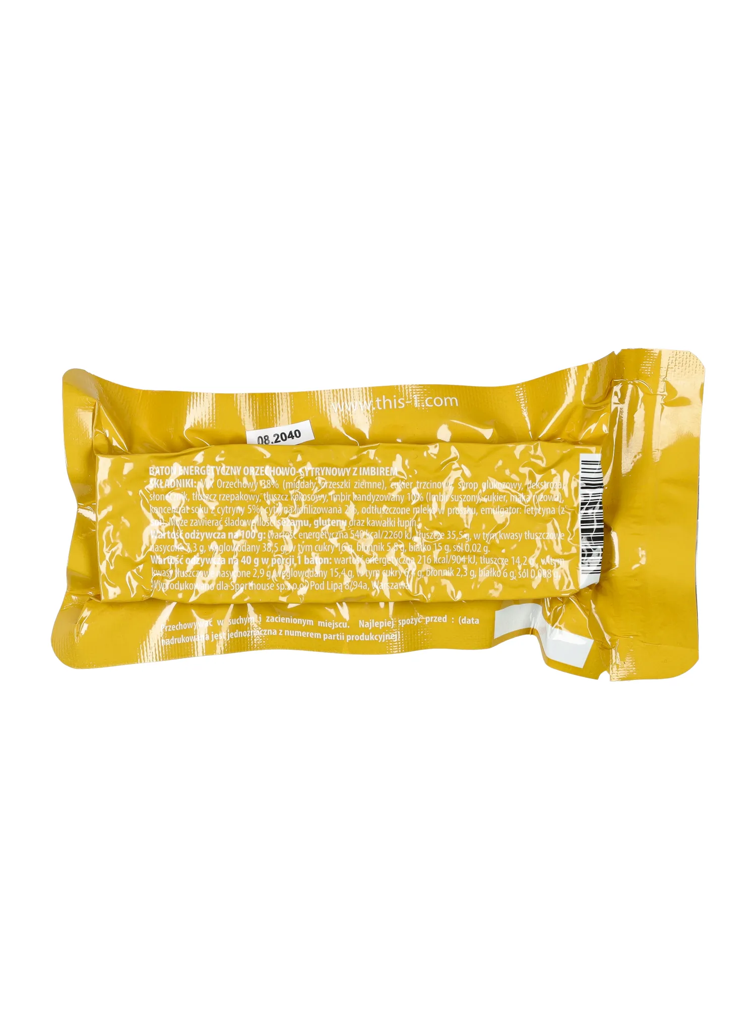 This-1 Energy - nuts/lemon/ginger Energiaszelet