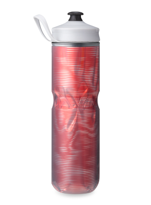 HydraPak Polar Sport Pulse 24 Oz (0,71 l) Kerékpáros kulacs - red