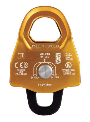 Petzl Minder S2 Dupla csiga - yellow