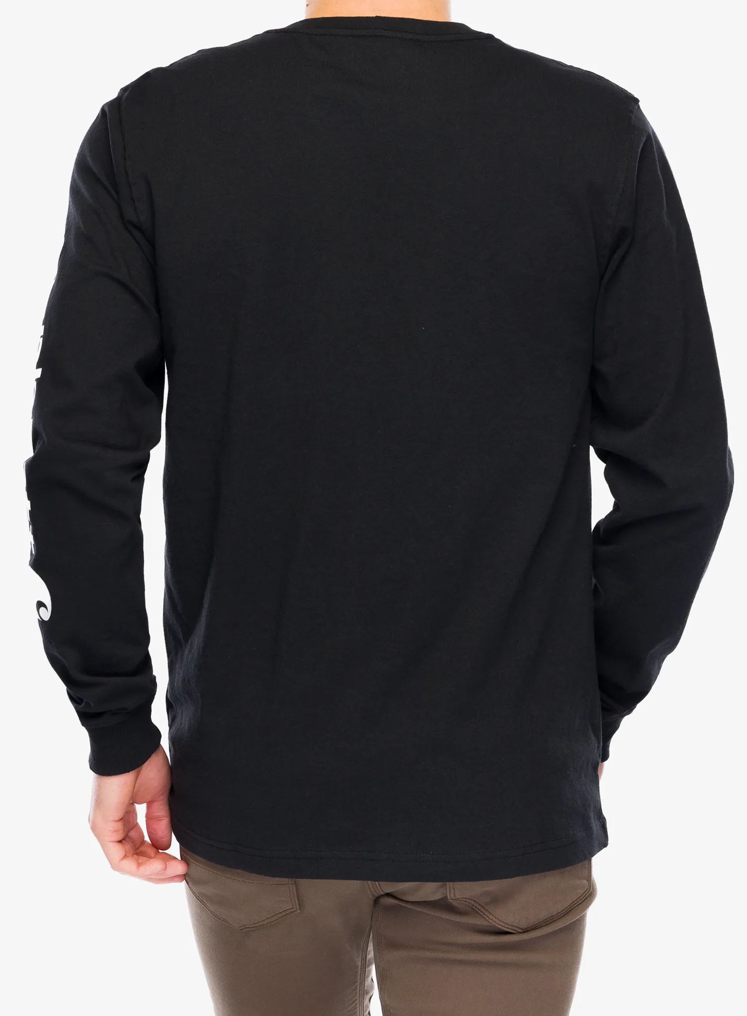 Carhartt Sleeve Logo T-Shirt L/S Férfi pulóver - black