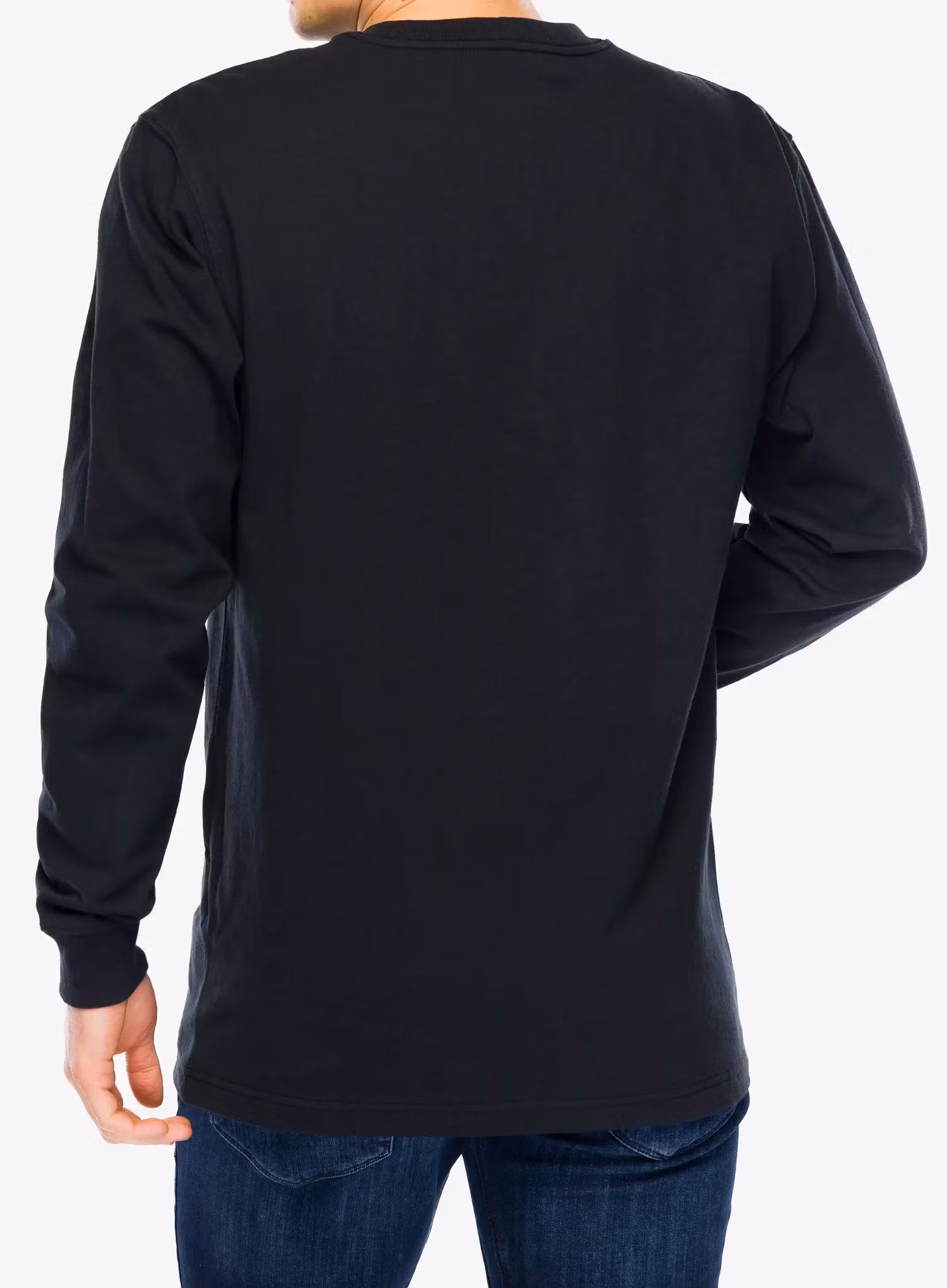 Carhartt Workwear Pocket T-Shirt L/S Férfi pulóver - black